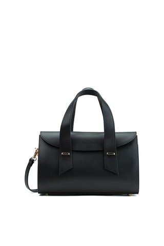 Borsa a mano in pelle Candace - Nero