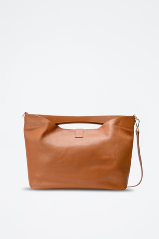Borsa a mano in pelle Octave - Cammello