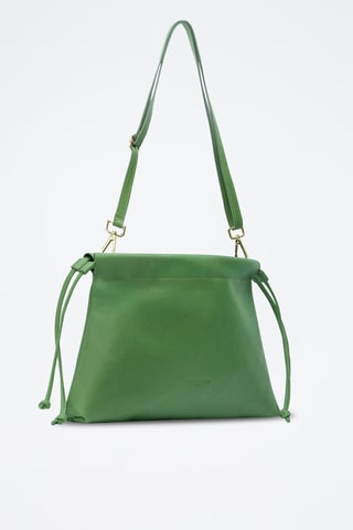 Borsa a tracolla in pelle Sienna - Verde