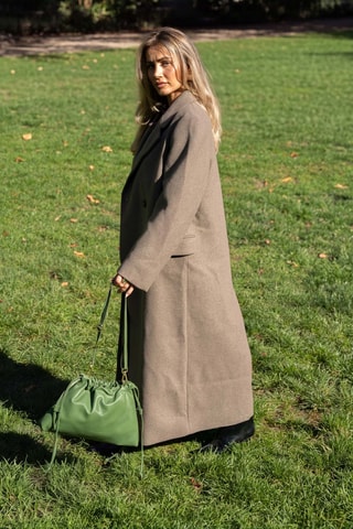 Borsa a tracolla in pelle Sienna - Verde