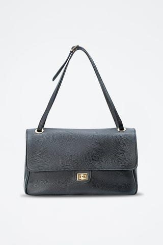 Borsa a spalla in pelle Ilana - Nero