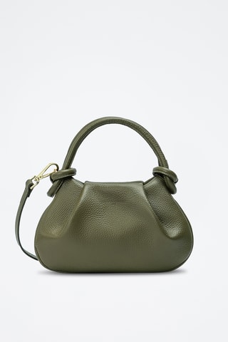 Borsa a mano in pelle Cassia - Verde