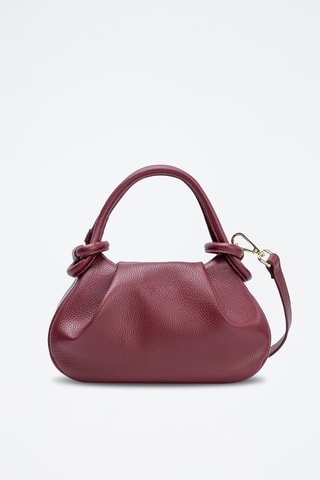Borsa a mano in pelle Cassia - Bordeaux