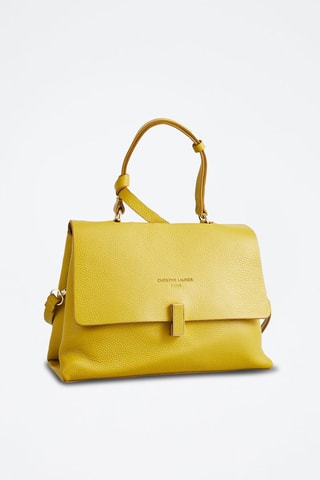 Borsa a mano in pelle Eva - Verde