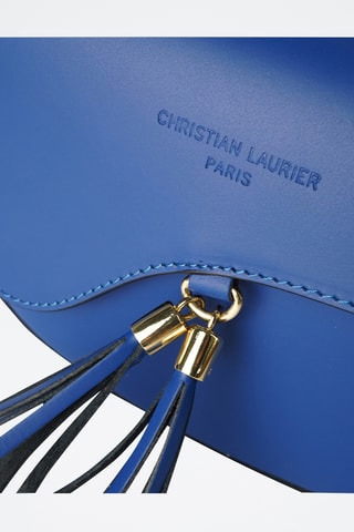 Borsa a mano in pelle Kena - Blu