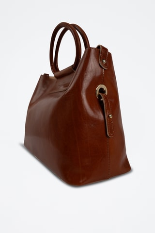 Leren Handtas Savannah - Camel