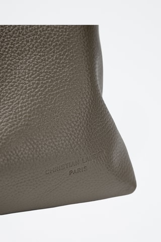 Leren Trendy Handtas Celiah - Taupe