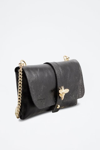 Borsa a tracolla in pelle Ivy - Nero