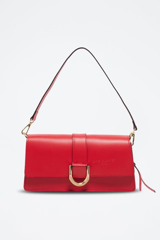 Leren Schoudertas Hazel - Rood