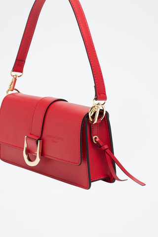 Leren Schoudertas Hazel - Rood