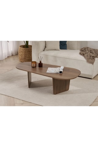 Table basse Ovalis - 130 x 40 x 65 cm
