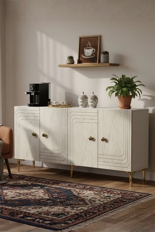 Console 4 portes - 150 x 75 x 32 cm