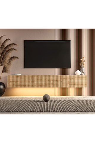 Meuble TV 3 étagère - 180 x 28,6 x 31,4 cm