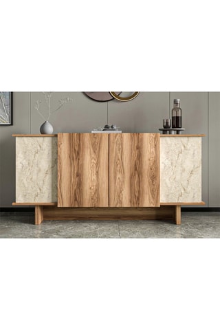 Buffet 4 portes Diana - 180 x 81 x 40 cm