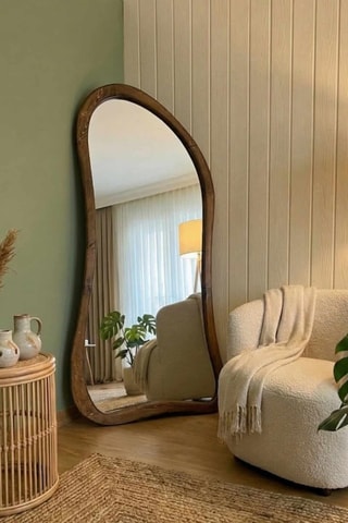 Miroir Asimetrik - 180 x 80 x 1,5 cm - Marron