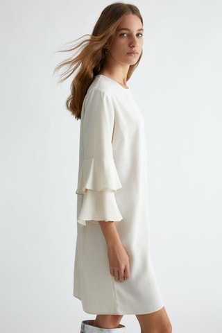 Vestido recto - Beige