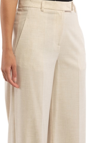 Pantalón straight. - Beige