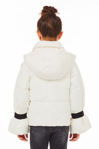 Anorak con capucha - Crudo