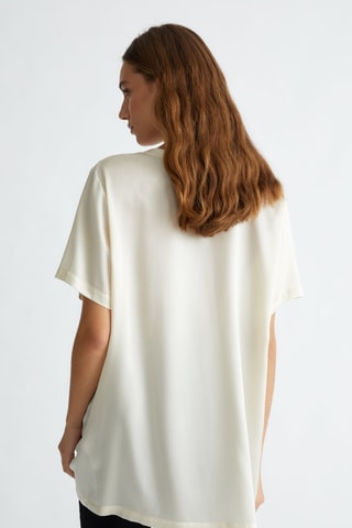 Túnica de seda - Blanco