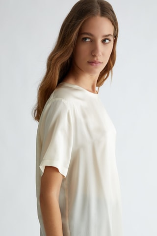 Túnica de seda - Blanco