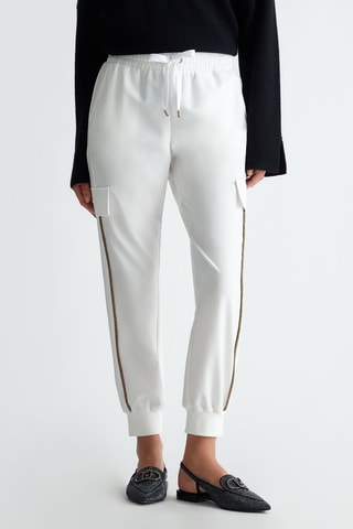 Pantalón cargo - Blanco