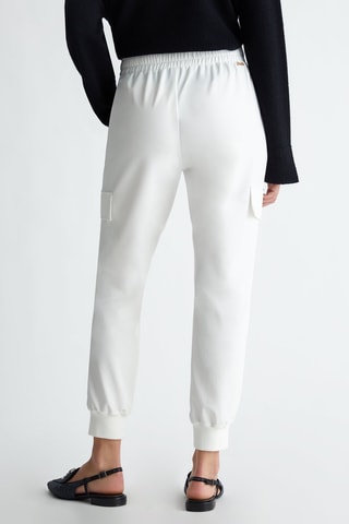 Pantalón cargo - Blanco