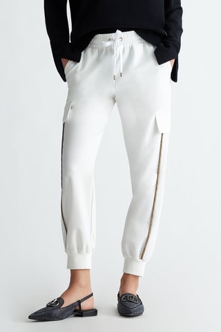 Pantalón cargo - Blanco