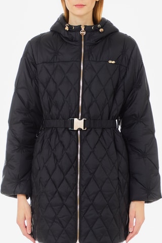 Anorak con capucha - Negro