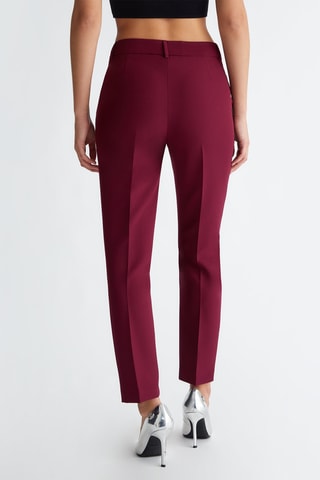 Pantalón chino regular fit - Burdeos