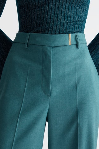 Pantalón straight. - Verde
