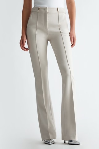 Pantalón flare - Beige