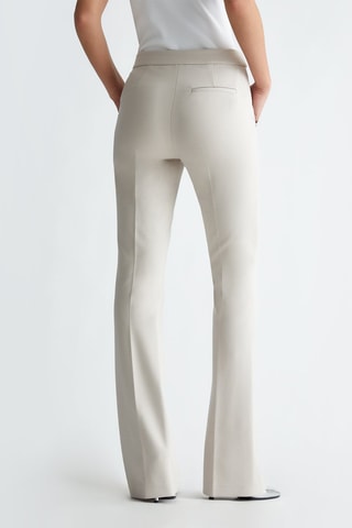 Pantalón flare - Beige