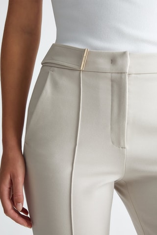 Pantalón flare - Beige