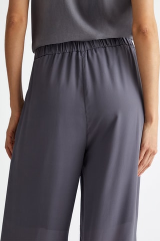 Pantalón de seda - Gris
