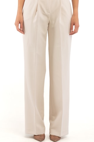 Pantalón palazzo - Beige