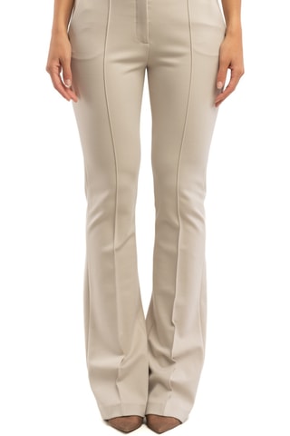 Pantalón flare - Beige