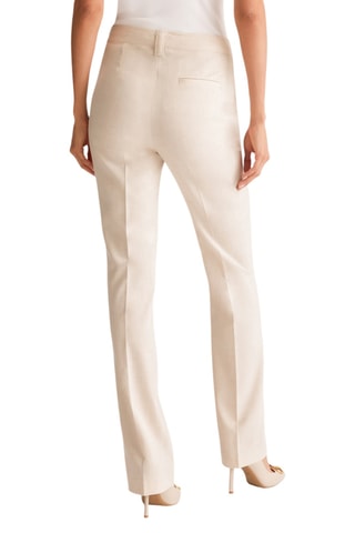 Pantalón flare - Beige