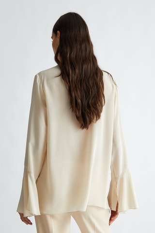 Túnica de seda - Beige
