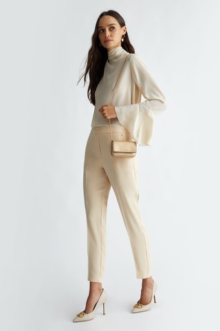 Túnica de seda - Beige