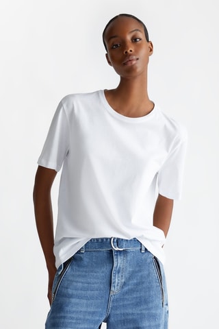 Camiseta oversize - Blanco