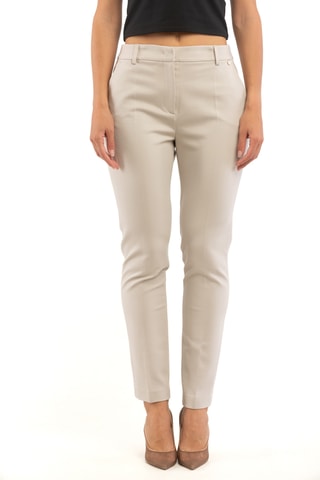 Pantalón pitillo - Beige
