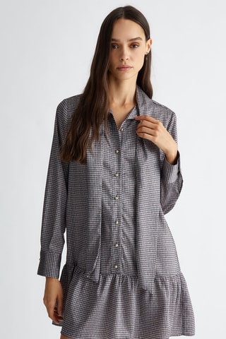 Vestido camisero - Gris