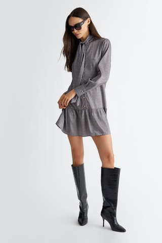 Vestido camisero - Gris