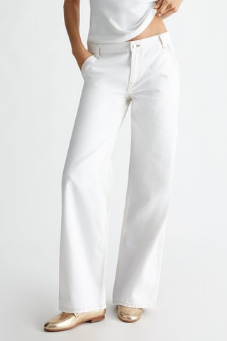 Pantalón flare - Blanco