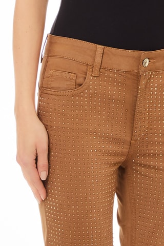 Pantalón de tiro alto - Beige