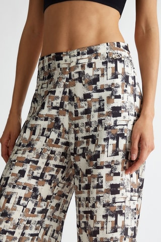 Pantalón de tiro alto - Multicolor