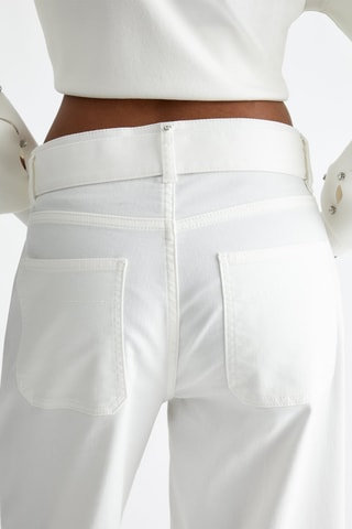 Pantalón flare - Blanco