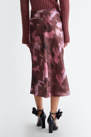 Falda midi - Rosa