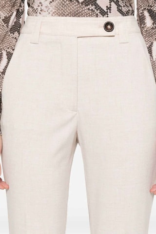Pantalón flare - Beige