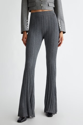 Pantalón de tiro alto - Gris
